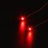 Light Up Your Bricks- 2 Pieces X Red Flashing Light 15 cm, USB Powered, Compatible with All Legos