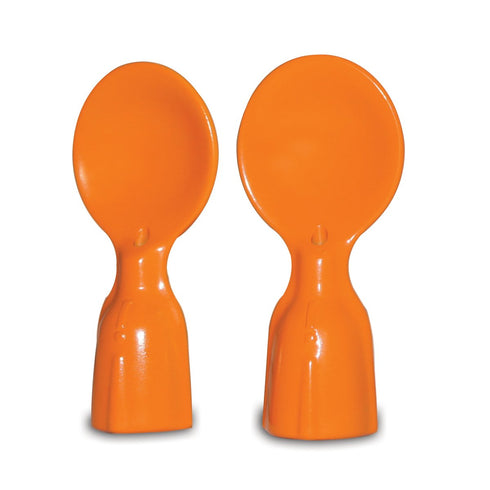Infantino Couple a Spoons - Baby Food Pouch Toppers with Travel Case, No-Leak Spoons for Puree Food, 2-Pack