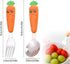Travel Cutlery Set Baby, 2 PCS Toddler Utensils, Kids Spoon And Fork Self-Feeding, Carrot Child Flatware Sets, Stainless Steel Fun Baby Silverware, Complementary Food Weaning by WitBicg