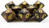 Black and Brown DND Dice Set - 'Werewolf' Adventure Game