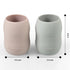 PandaEar 100% Tiny Silicone Drinking Training Cup for Baby and Toddler (2 Pack, Pink/Grey)