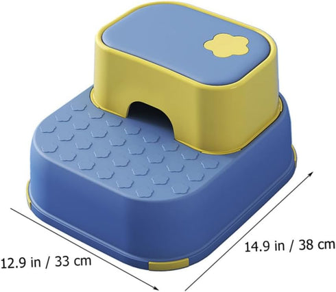 Vaguelly Boys and Girls Step Stool for Potty Training Non-Slip Dual-Layer Toddler Foot Stool Heavy-Duty Bathroom Safety