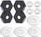 4Pcs 14mm to 17mm CNC Wheel Hex Hub Adapter for 1/8 Typhon/Kraton/Outcast/Notorious RC Big Rock Crawler Upgrades