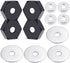 4Pcs 14mm to 17mm CNC Wheel Hex Hub Adapter for 1/8 Typhon/Kraton/Outcast/Notorious RC Big Rock Crawler Upgrades