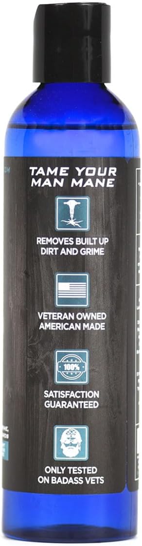 Badass Beard Care Beard Wash for Men, 8oz, Keeps Beard Fresh, Clean, and Hydrated