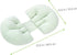 U-Shaped Lumbar Support Pillow for Pregnancy - Ergonomic Waist Cushion