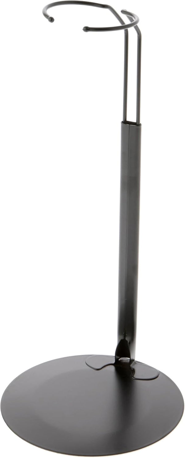 Plymor DSP-10B Black Adjustable Doll Stand, Pack of 2, fits 16-24 inch Dolls, Waist 2.5-3.5 inches Wide