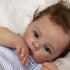 Anano Real Baby Full Body Silicone Doll Boy, 19 Inch Anatomical Correct Realistic Flexible Reborn Baby
