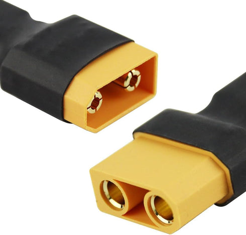 XT60 to XT90 Adapter, XT60 to XT90 Connector Without Wires, RC LiPo Battery Connectors