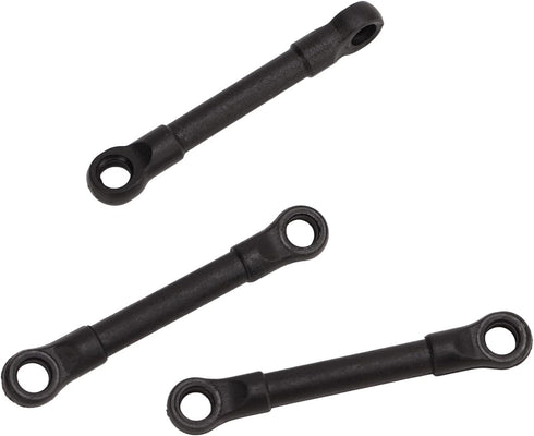 RC Car Parts, 1/10 Steering Pull Rod, Wear Resistant Black Tie Link Rod for 1/16 RC Car