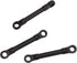 RC Car Parts, 1/10 Steering Pull Rod, Wear Resistant Black Tie Link Rod for 1/16 RC Car