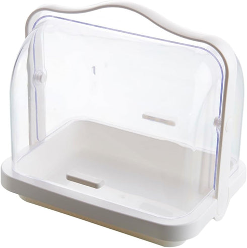 FRCOLOR Dustproof Storage Box with Lid Large Capacity Bottle Organizer and Bread