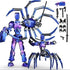 BOZOBO (Assembly Required) T-Spider 13 Action Figure Set -Titan 13 Action Figure with
