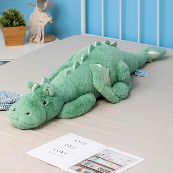 5Lbs Weighted Dragon Stuffed Animal 35.4", Soft and Sturdy Weighted Pillow Plush