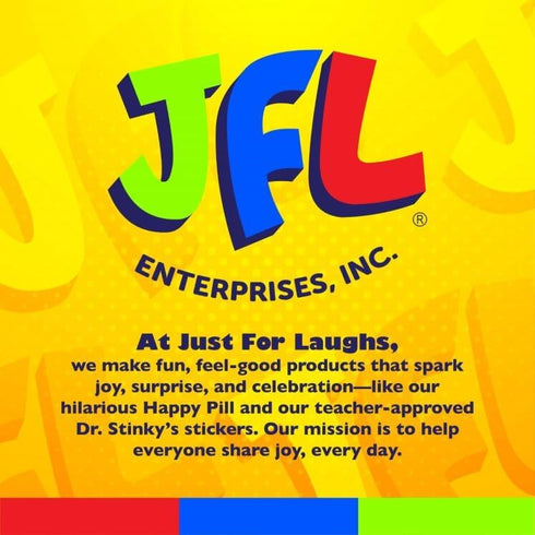Just For Laughs Dr. Stinky's Scratch N Sniff Stickers - 5-Pack with Sour Apple, Mint Chocolate Chip, and More