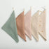 10x10 6-Pack 4-Layer Baby Burp Cloths | Organic Muslin Cotton, Absorbent Washcloths | Ultra-Soft, Quick-Dry Newborn
