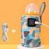 TTAMG Srutueo Universal USB Milk Water Warmer Travel Stroller Insulated Bag Portable Baby Nursing Bottle Heater