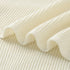 Baby Blanket Boy Girl, Cotton Knitted Soft Swaddling Receiving Blanket, 30 x 40 Inch for Newborns