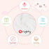 8 Pack 20x10 Inch Orighty Burp Cloths for Baby - Super Soft & Absorbent Coral Fleece Baby Burp Cloth, Gentle Large