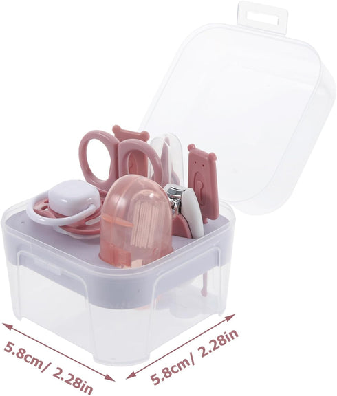 Set Newborn Grooming Essentials: Boy Girl Nail Care with Clipper, Scissors, and Tweezers