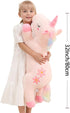 32inch Cute Giant Pink Unicorn Plush, Jumbo Soft Body Pillow Pet, Large Rainbow Unicorn Stuffed Animals Toy, Big Doll