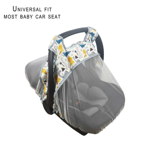 Mosquito Net for Baby Car Seat – Breathable Mesh Net for Infant Car Seats, Stroller, Bassinets, Carrier, Elastic Edge,