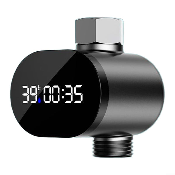 CNANRNANC LED Digital Shower Temperature Display, Waterproof Shower Thermometer,Water Temperature Sensor Gauge With