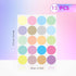 Zonon 240 Pieces Polka Dots Wall Decals, 2 Inch Multi-Color Rainbow Vinyl Dots for Playroom, Bedroom, Nursery, Living