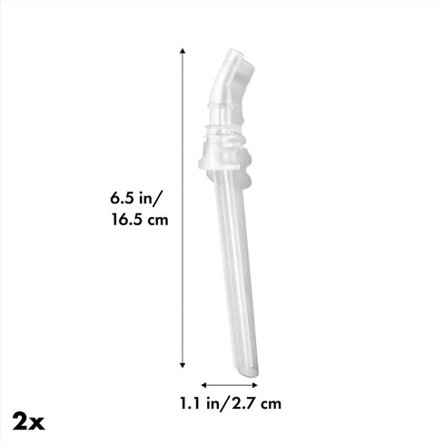 OXO Tot Adventure Water Bottle Replacement Straw, 12 Oz - 2 Count (Pack of 1)