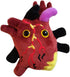 GIANTmicrobes Heart Disease Plush - Educational Gift for Friends, Students, Educators, Patients, and Doctors