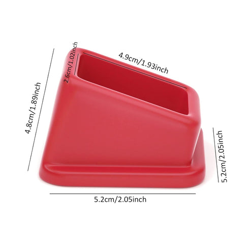 2-Pack Buckle Holder Compatible with Baby Seat - Keep Buckle in Upright Position and Makes Buckling Easier (Red, Regular)