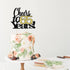 LVEUD Black Font Golden Numbers Cheers to 65 Years Happy Birthday Cake Topper for Wedding, Anniversary, Birthday Party