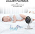 Winnes 2.8'' 2.4 2X/4X,No Screen,6 Baby Monitor with Camera LCD Screen Video Baby Monitor GHz Temperature Sensor VOX