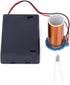 Mini Coil Kit Parts Arc - Battery Powered No Arc Remote Ignition Electronic DIY Kit for Space Lighting