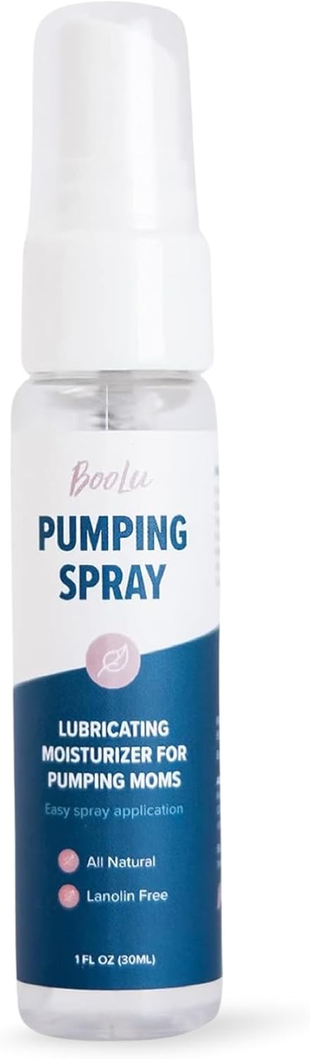 Breast Pump Flange Spray, Helps Sore Nipples & Clogged Milk Ducts, Vegan & Lanolin Free, (1 Fl Oz)