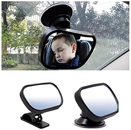 Baby Rear View Car Mirror, Wide View for Better Visibility, Shatter-Resistant Seat Safety for Infants