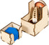 The Broken Token Terraforming Mars Game Organizer - Wood Storage Box with Multiple Trays