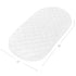 (32"x17") 2 Pack Bassinet Mattress Pad Cover Fit for Hourglass/Oval Bassinet Mattress, Waterproof Bassinet Mattress