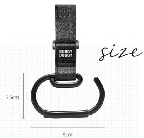 Nonslip Stroller Hook for Hanging Diaper Bags, Purse, Shopping