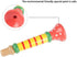 3Pcs Wood Musical Instrument Toys Small Buglet Wooden Vertical Whistle, Small Speakers Trumpet Toy for Children