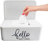 Moorfowl Hello Sweet Cheeks Flushable Wipes Holder Baby Wipes Dispenser Container Cute