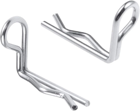 HobbyPark RC 1/16 1/18 Body Clips, 90-Degree Angle Springy Pins for Traxxas Redcat Racing WLtoys (20-Pack)