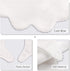 JANGANNSA Flower Baby Bibs, Infant Burp Clothes for Baby Girls, Cotton Infant Toddler Bibs