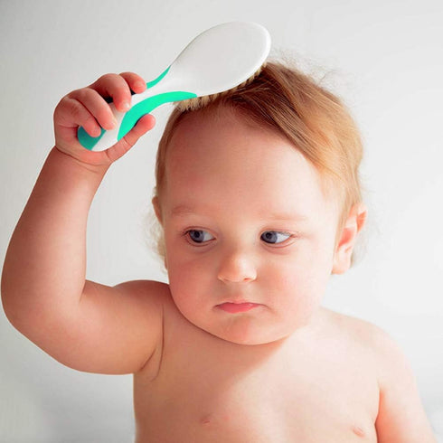MR LION Set Baby Hair Brush, Cradle Cap Brush, Baby Hair Comb, Baby Hair Brush and Comb for Newborns & Toddlers, Baby