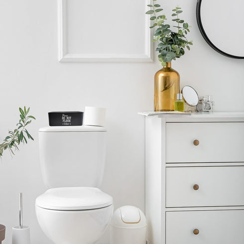 7.28" 4.80" 2.75" Moorfowl Baby Wipes Container Bathroom, L * W * H, Adorable Please DO NOT Flush Toilet Wipes