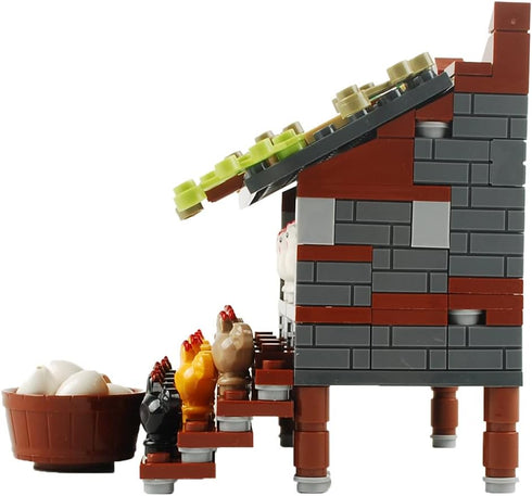 NW Farm Building Blocks Park Accessories Plant Set, DIY Building Bricks Kit Compatible with Major Brands