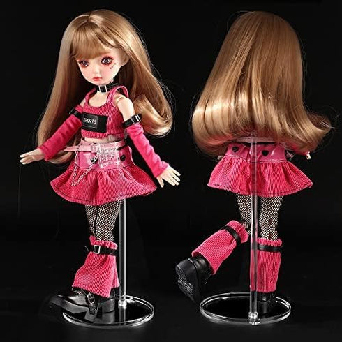 5 Pcs Doll Stands, UCanaan Kids Toys Accessories for 11.8 Inch Dolls Display Holder Suitable for 11''-13'' Dolls