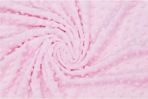 Unisex Children's Baby Quilt, Soft Minky Dot-Sherpa Fleece Blanket, 30 by 40 Inch, Pink