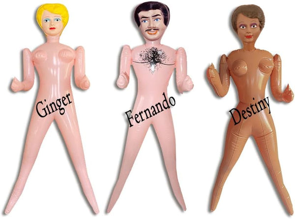 GINGER Inflatable Blow Up Doll 58" for Parties, Pranks, Halloween, Birthday, Gag Gift, Holidays (Judy)
