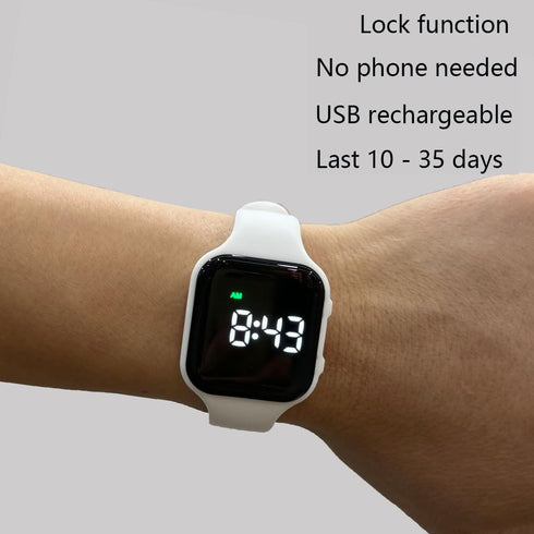 e-vibra 15 Vibrating Alarm Watch, Potty Training Watch Water Resistant Medical Reminder Wristband with Daily Alarms